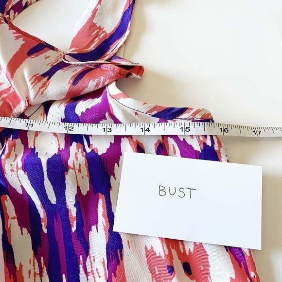 Alice & Trixie silk racerback ruffle blouse XS - Picture 5 of 7